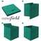 Casafield Set of 12 Collapsible Fabric Cube Storage Bins - Foldable Cloth Baskets for Shelves, Cubby Organizers & More
